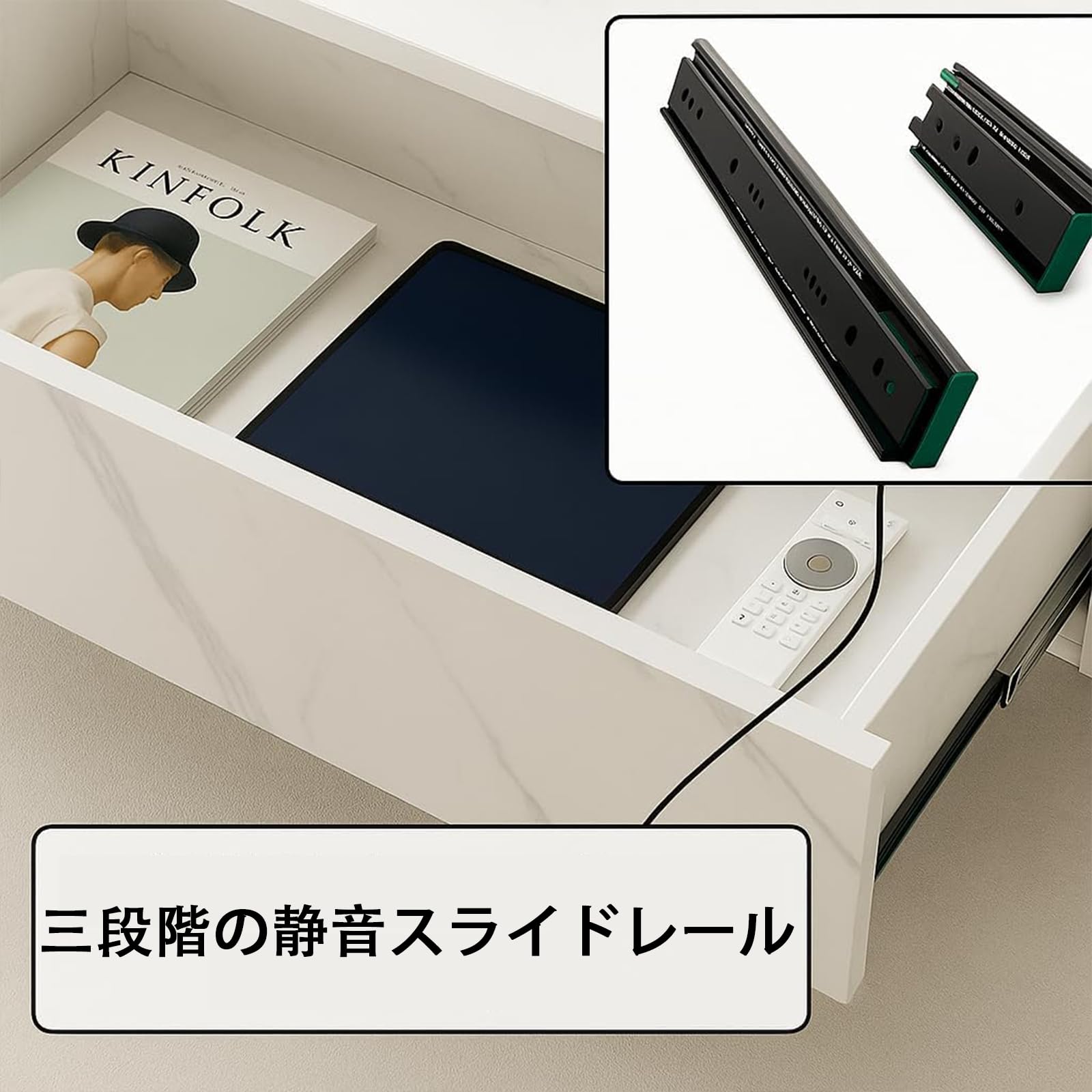 Amazon.co.jp: PluieSoleilローテーブル 幅100cm×奥行50cm センター